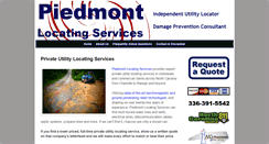 Desktop Screenshot of piedmontlocatingservices.com